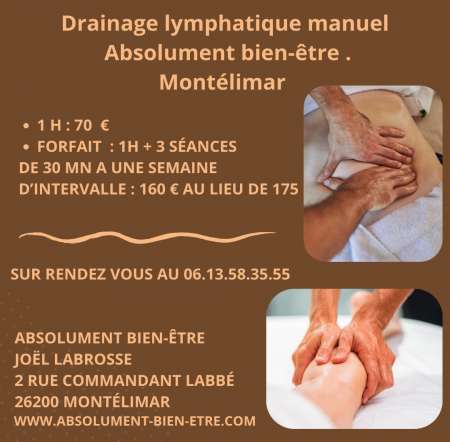 Photo ads/1008000/1008572/a1008572.png :  Le drainage lymphatique manuel:votre allié santé
