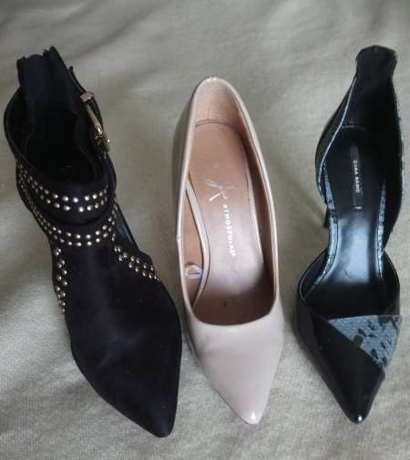 3 paires d’escarpins
