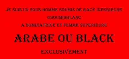 Photo ads/1911000/1911284/a1911284.jpg :  bonne lopette blanche pour dominas blacks rebeuses