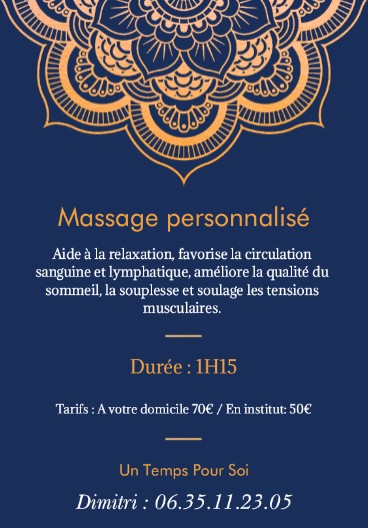 Photo ads/1916000/1916093/a1916093.jpg : Massage personnalisé