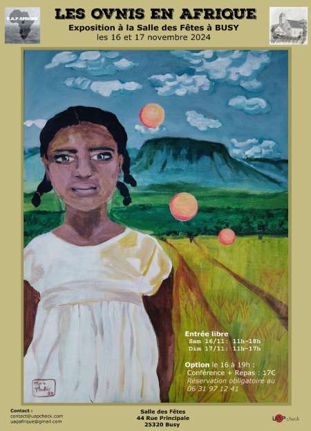 Photo ads/2355000/2355143/a2355143.jpg : Exposition 'Les Ovnis en Afrique'