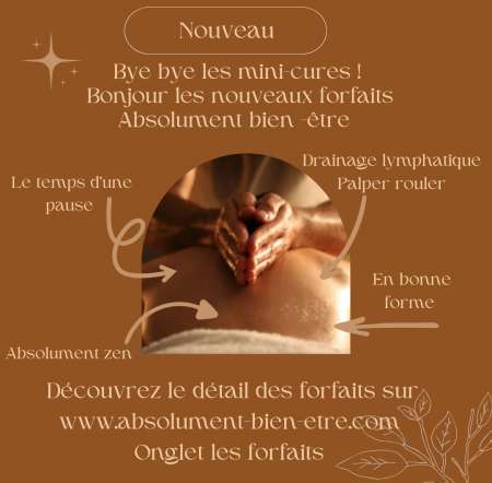 Photo ads/2358000/2358613/a2358613.png : Nouveau : les forfaits Absolument bien-être