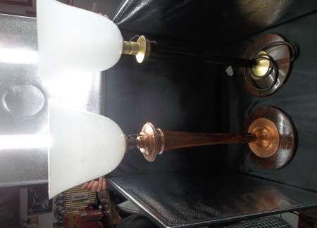 2 lampes Mazda année 30/50