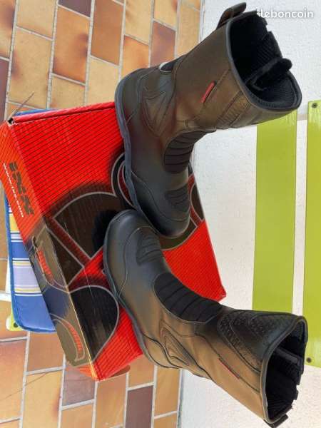 bottes moto cuir ixs 44