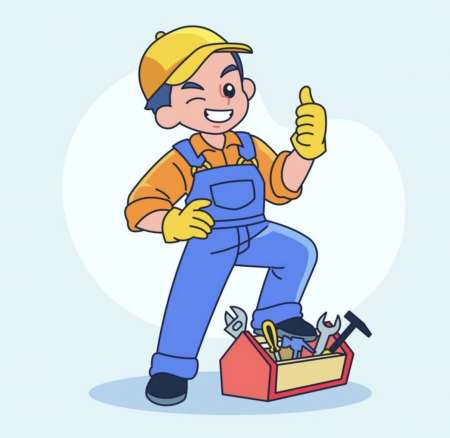 Jeune homme vous aide bricolage