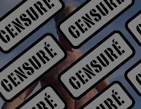 Photo ads/2587000/2587740/a2587740_censure.jpg : Modèle senior naturiste