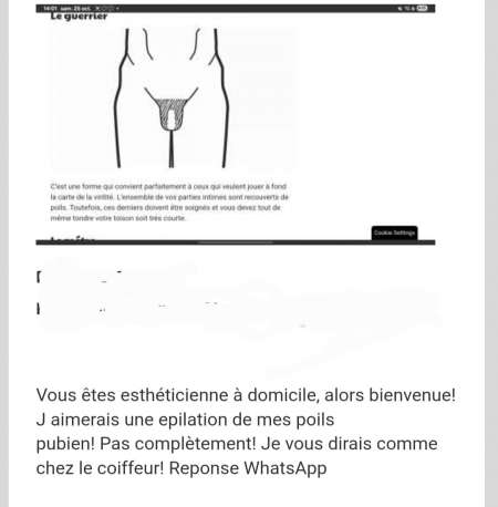 Photo ads/2630000/2630439/a2630439.jpg : Recherche esthéticienne